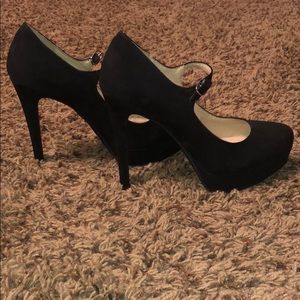 Black Suede Heels